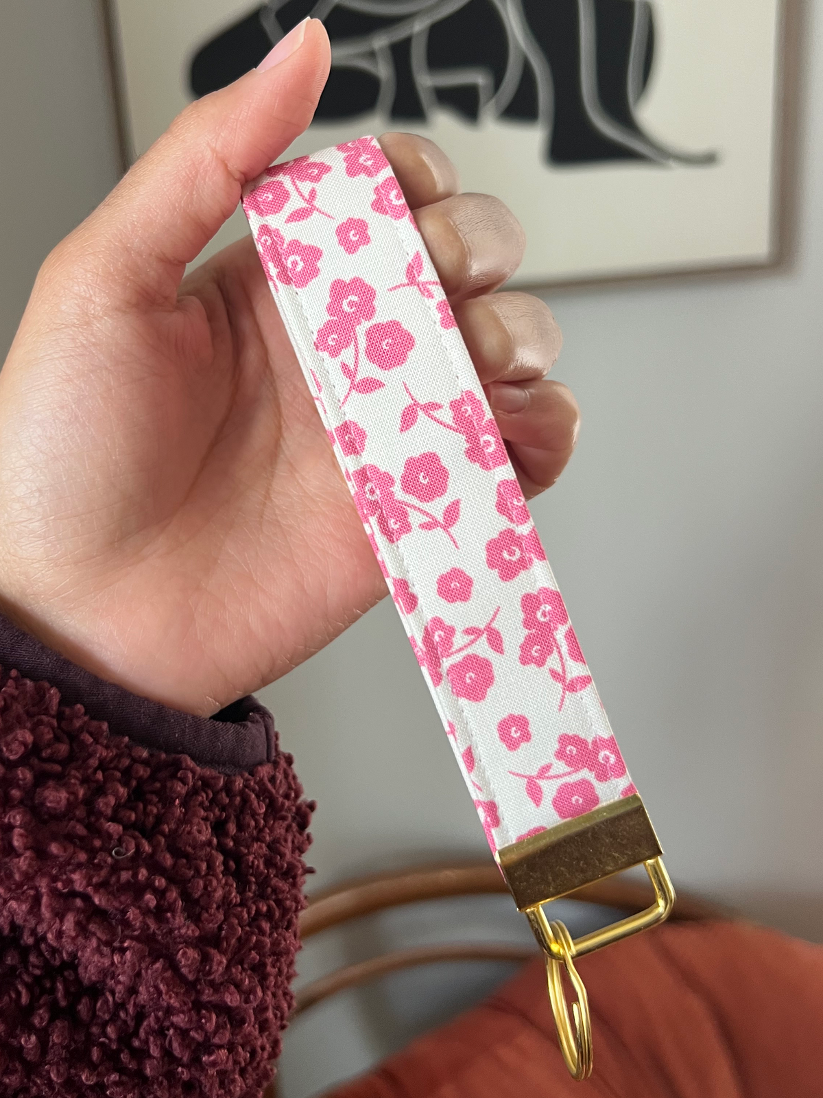 Pink Blossom Wristlet π€