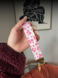 Pink Blossom Wristlet
